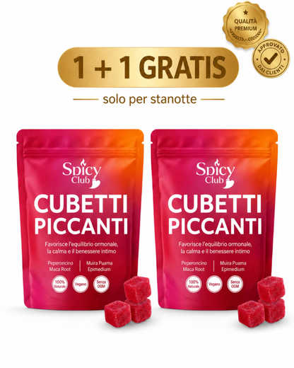 1+1 GRATIS | Cubetti Piccanti